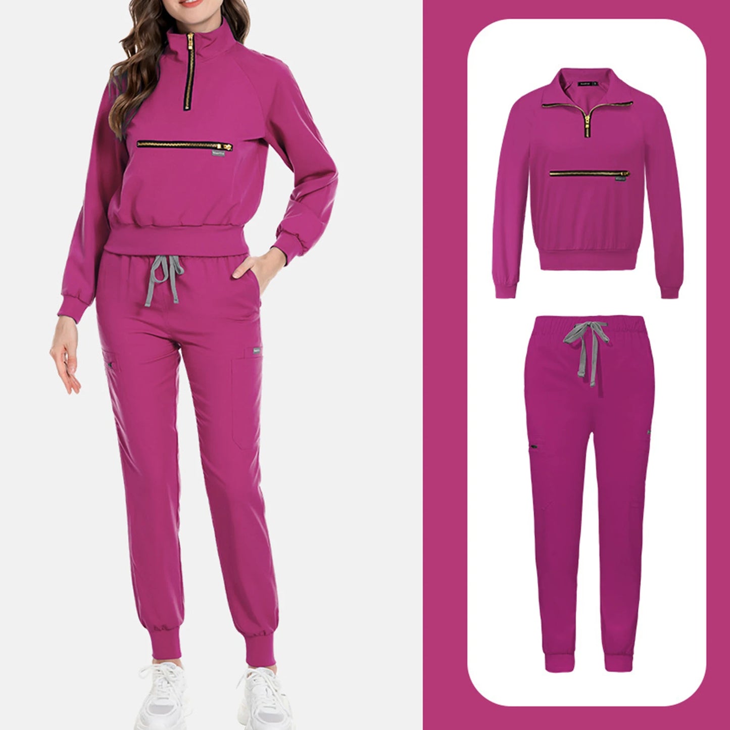 Women Nurse Scrub Set