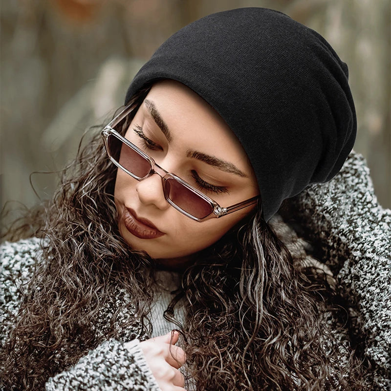 Cotton Slouchy BeaniesCaps