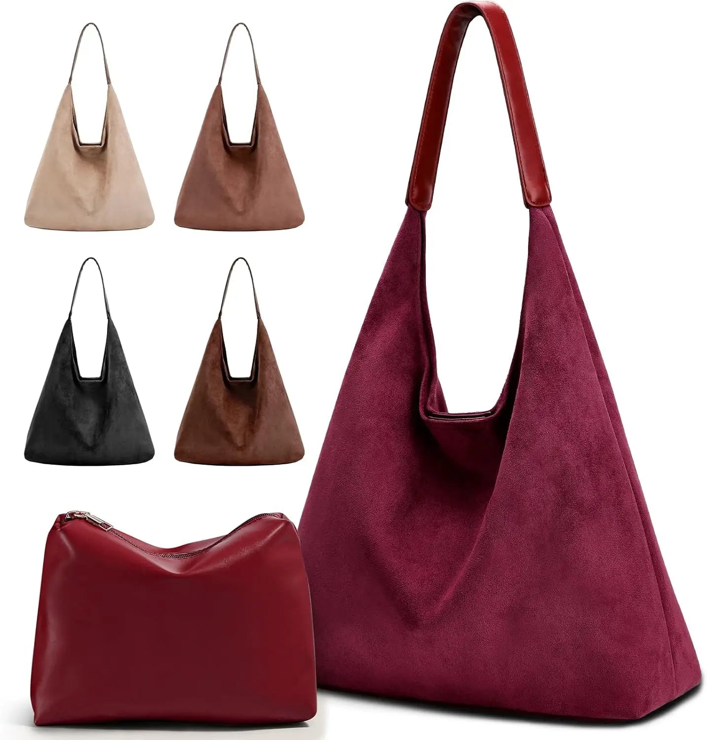 Suede Tote Bag
