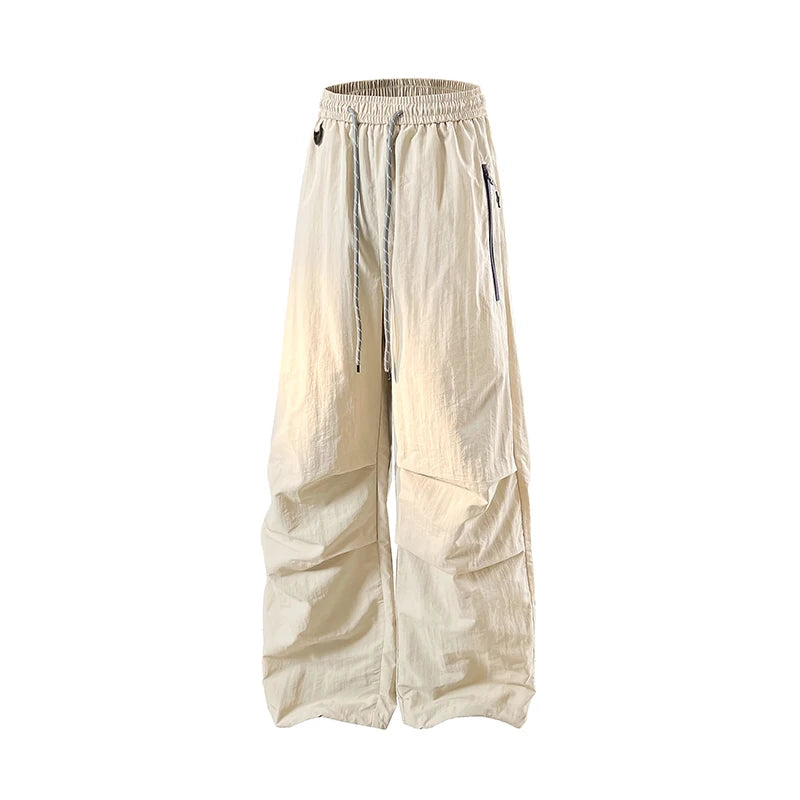 Women Hiking Pant Autumn Outdoor Sports Waterproof Paratrooper Pants Elastic Waist Camping Trousers Solid Cycling Fishing Pants