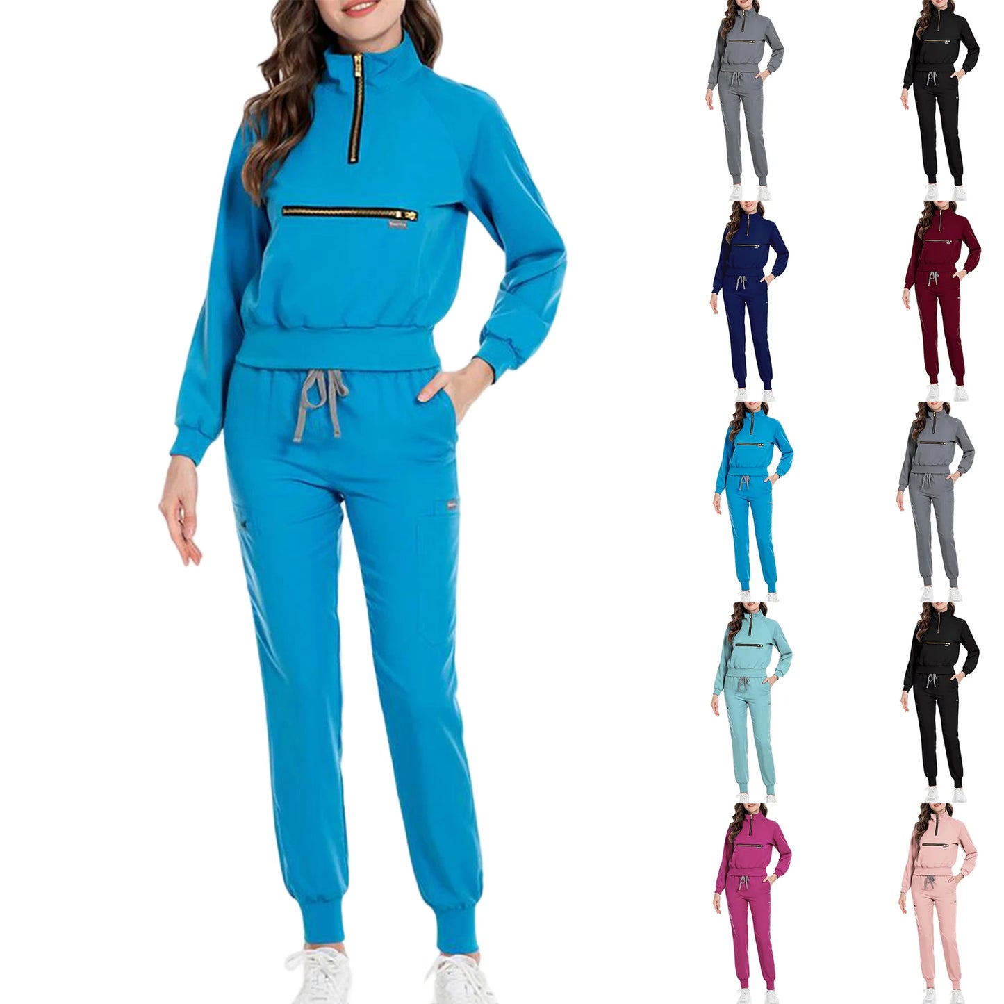 Women Nurse Scrub Set
