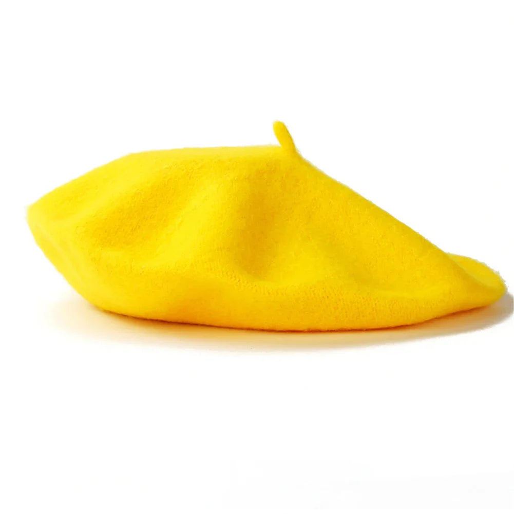 Wool Plain Beret
