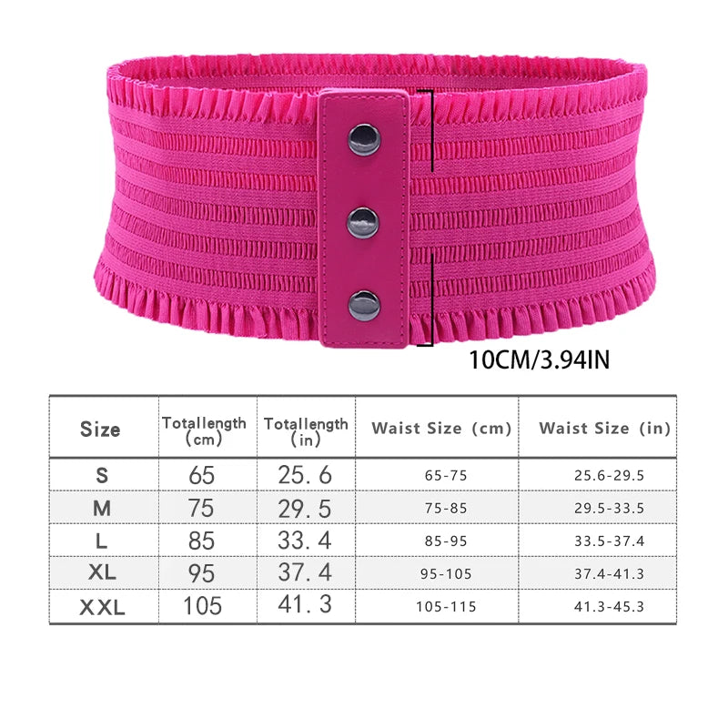 Ruffles Wide Belt Large Size