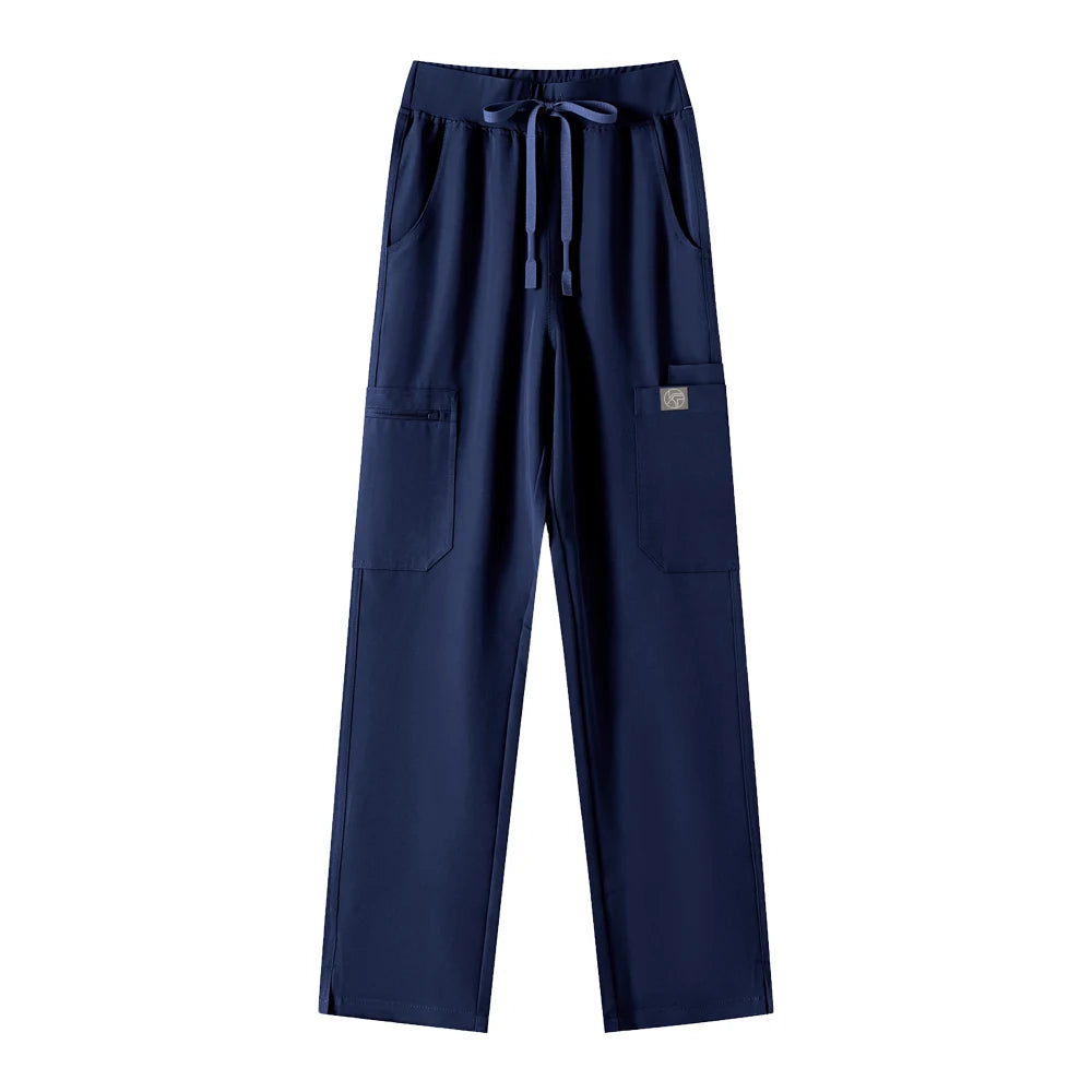 KUNGFU SCRUBS Women Nurse Scrubs Medical Uniform Top Antibacterial Soft Wrinkle-resistant Waterproof T-shirt Pencil Pants