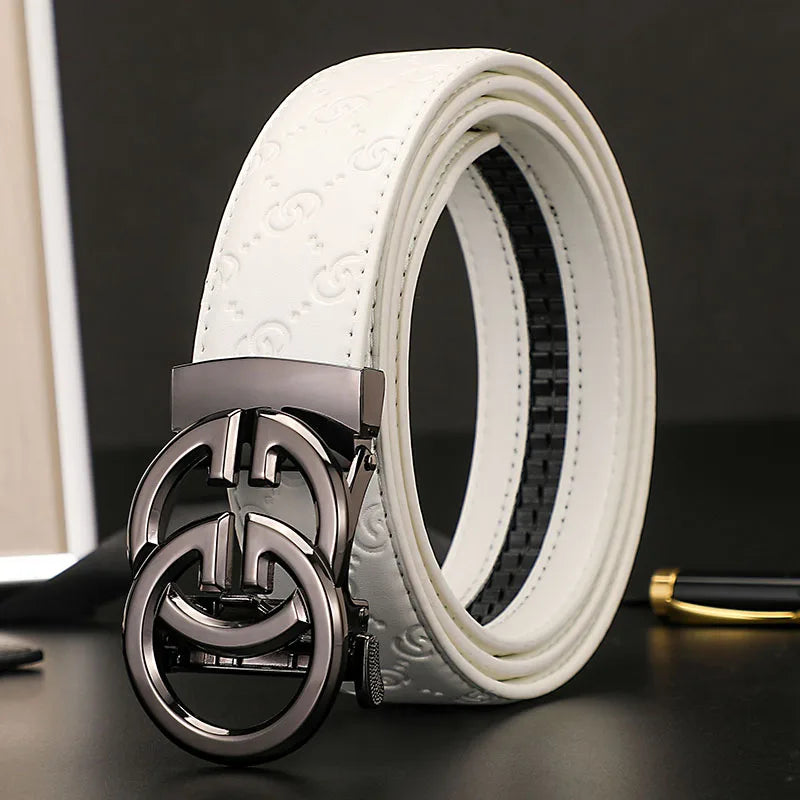 2025 New Width 34mm Belts for Women Girls Dress Fashion Waist Belt Cowhide LeatherMetalBuckle men Belt Leisure Jeans Waistband