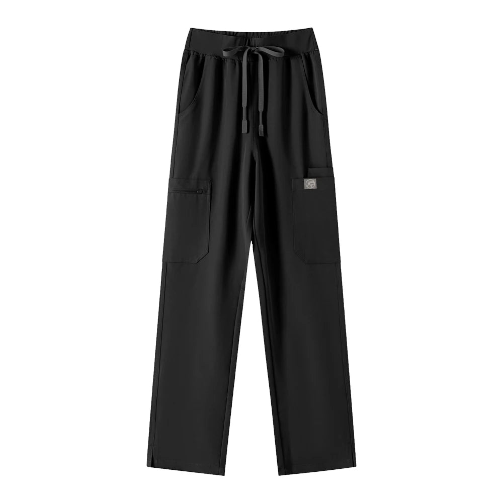 KUNGFU SCRUBS Women Nurse Scrubs Medical Uniform Top Antibacterial Soft Wrinkle-resistant Waterproof T-shirt Pencil Pants