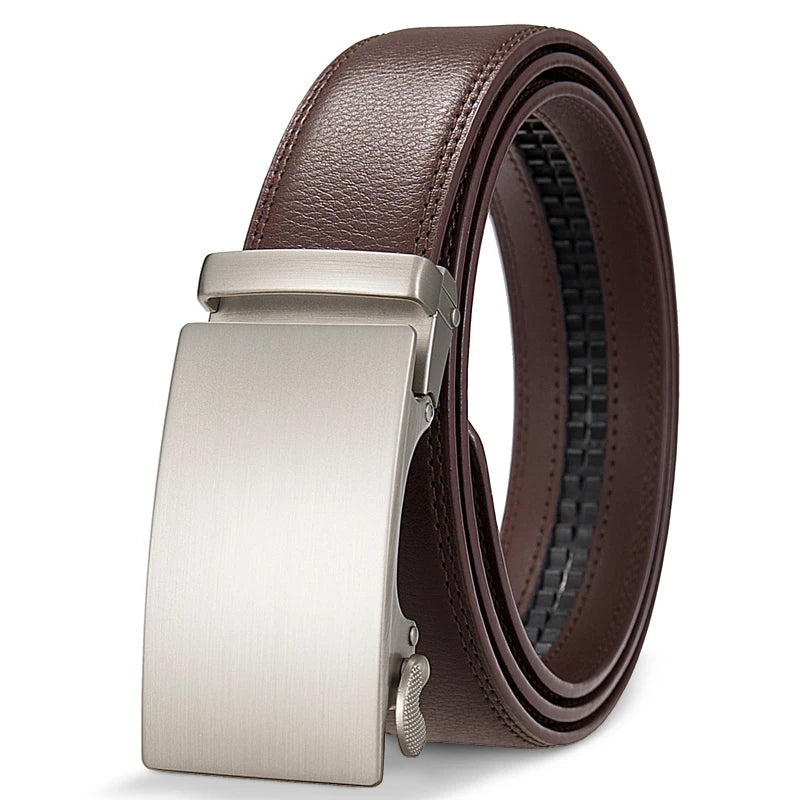 High Quality Genuine Leather Belt Men, Adjustable Buckle Belts