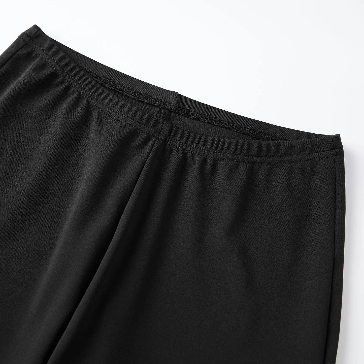 Ladies Stylish Capri Pants with Polka Dot Patterns and Elastic Waistband Fashionable Cropped Flared Trousers for Casual