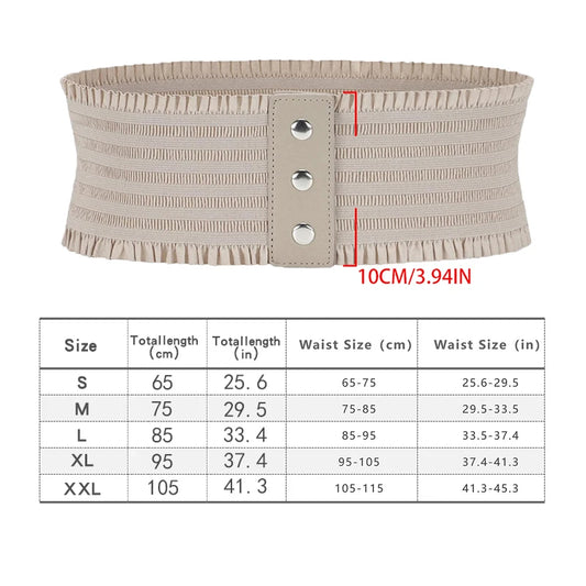 Ruffles Wide Belt Large Size