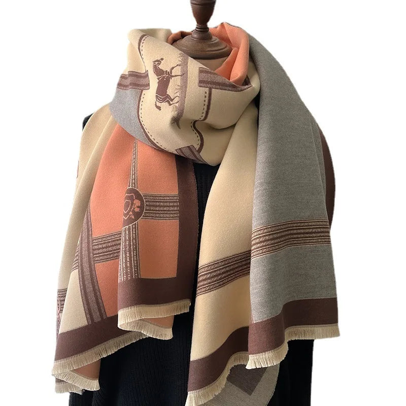 Thick Scarf Cashmere Shawl Wrap
