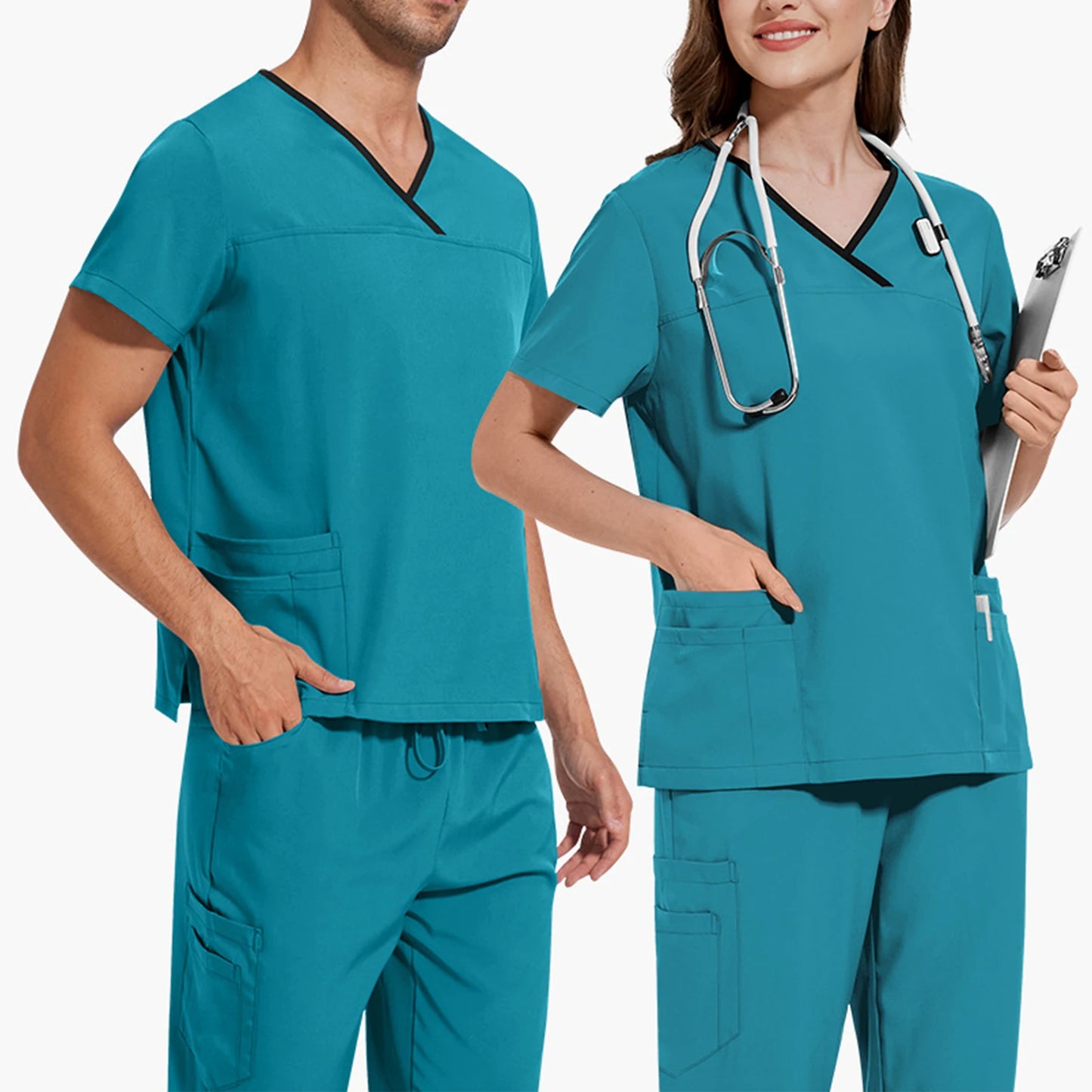 Wholesale Soft Lightweight Jogger Style Scrubs Suit