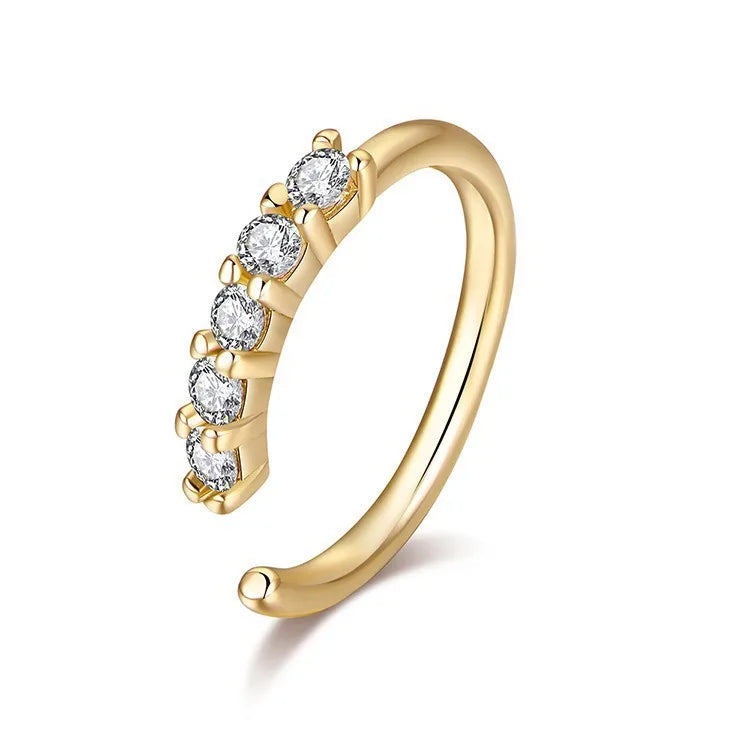 Miniature Zircon Nose Rings