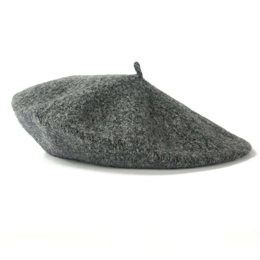 Wool Plain Beret