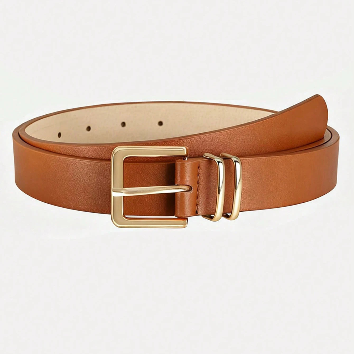 Women's Faux Leather Pin Buckle Belt