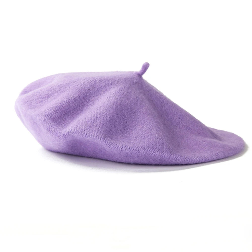 Wool Plain Beret