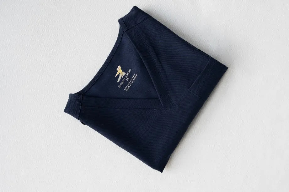 KUNGFU SCRUBS Women Nurse Scrubs Medical Uniform Top Antibacterial Soft Wrinkle-resistant Waterproof T-shirt Pencil Pants