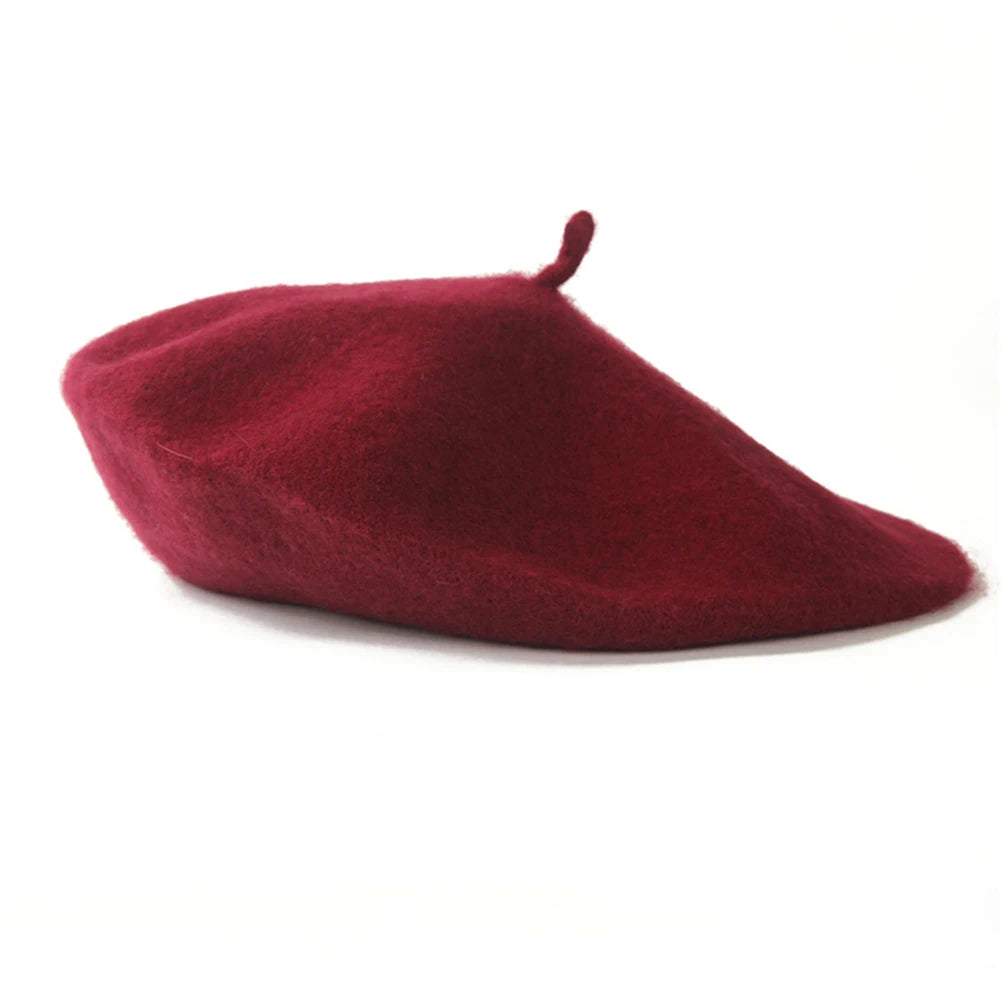 Wool Plain Beret