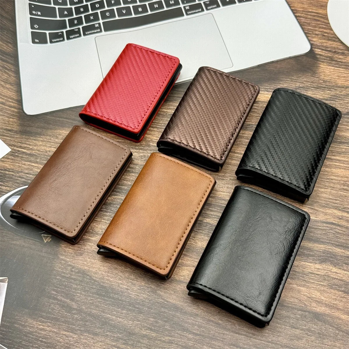 RFID Blocking Wallet-Automatic Pop-up Wallet