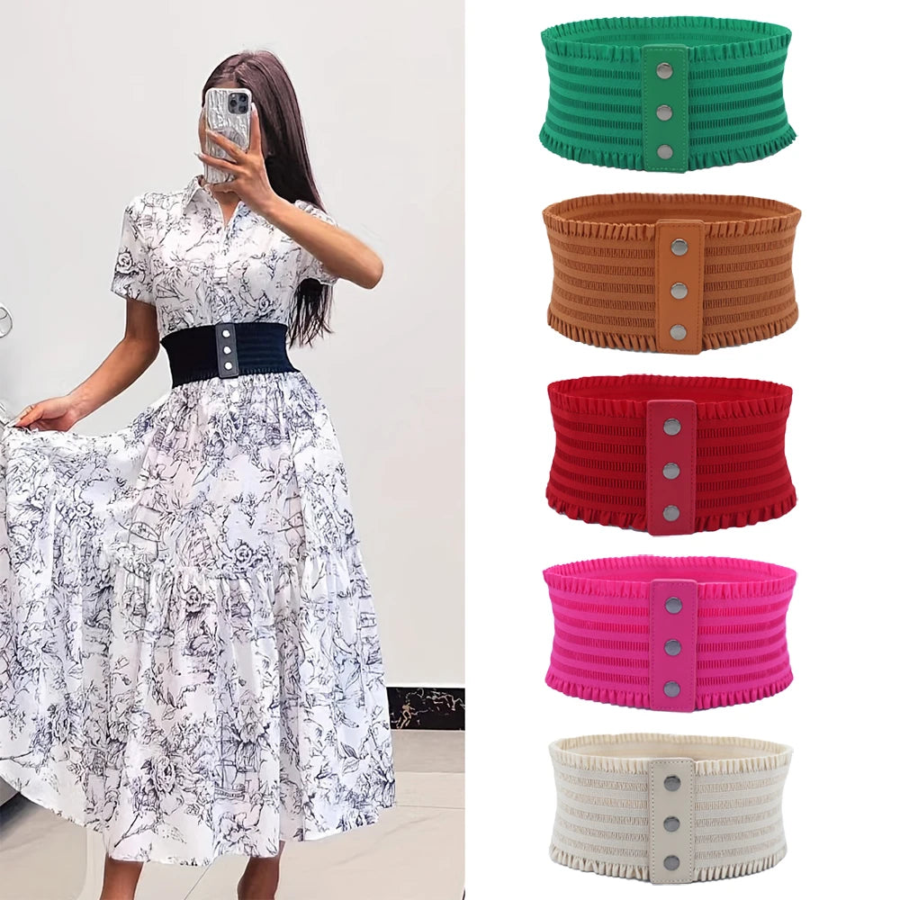 Ruffles Wide Belt Large Size