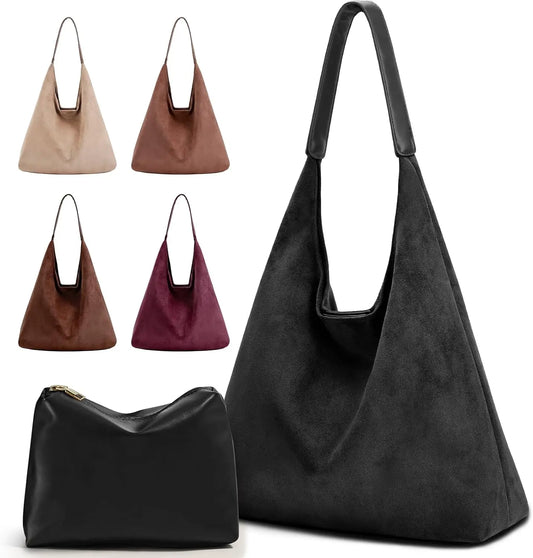 Suede Tote Bag