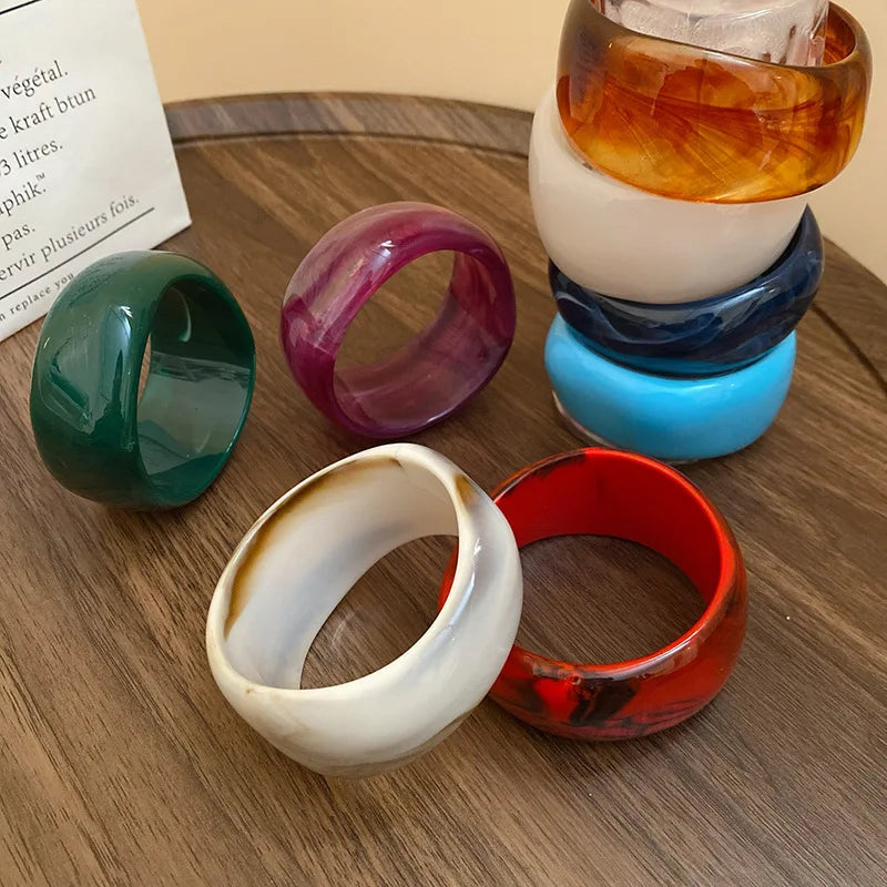 Irregular Smudge Wide-face Bangles for Women Personality Simple Bracelets Fashion Temperament High-end Hand Jewelry Wholesale
