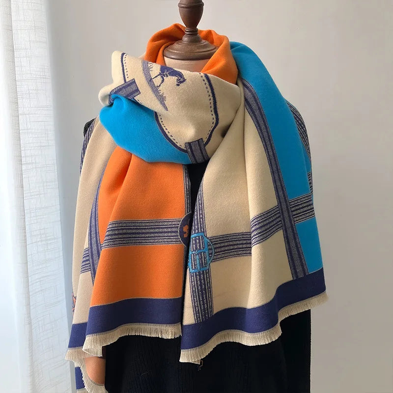 Thick Scarf Cashmere Shawl Wrap