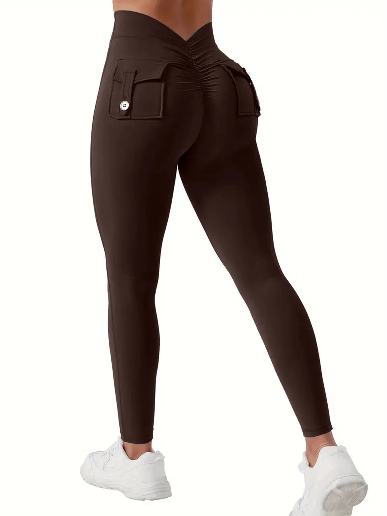 Women's High-Waisted Butt-Lifting Leggings with Pockets