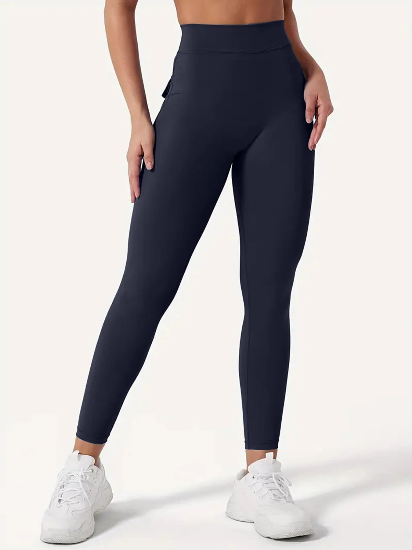 Women's High-Waisted Butt-Lifting Leggings with Pockets