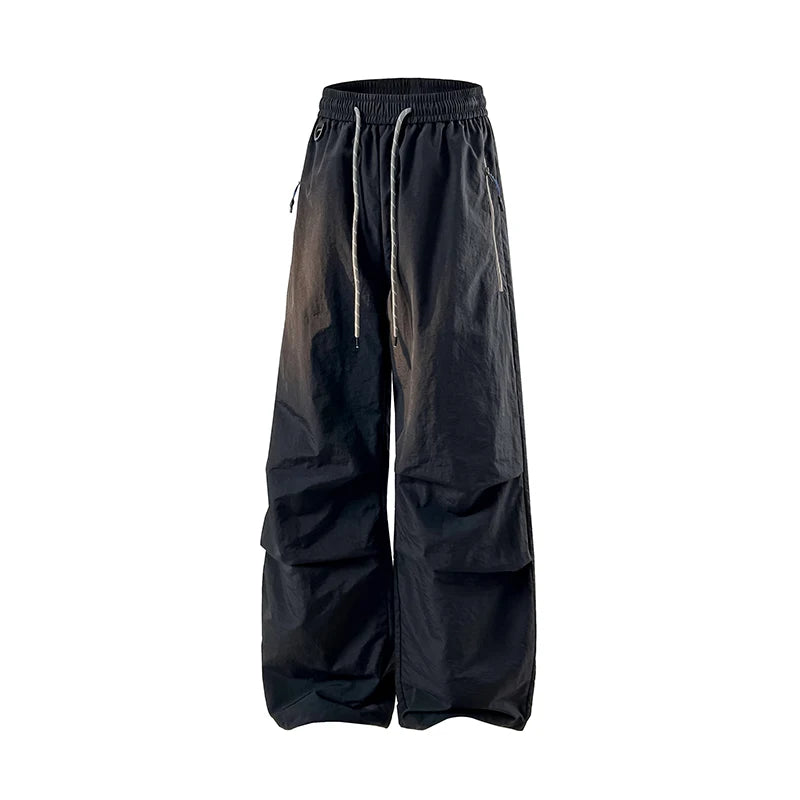 Women Hiking Pant Autumn Outdoor Sports Waterproof Paratrooper Pants Elastic Waist Camping Trousers Solid Cycling Fishing Pants