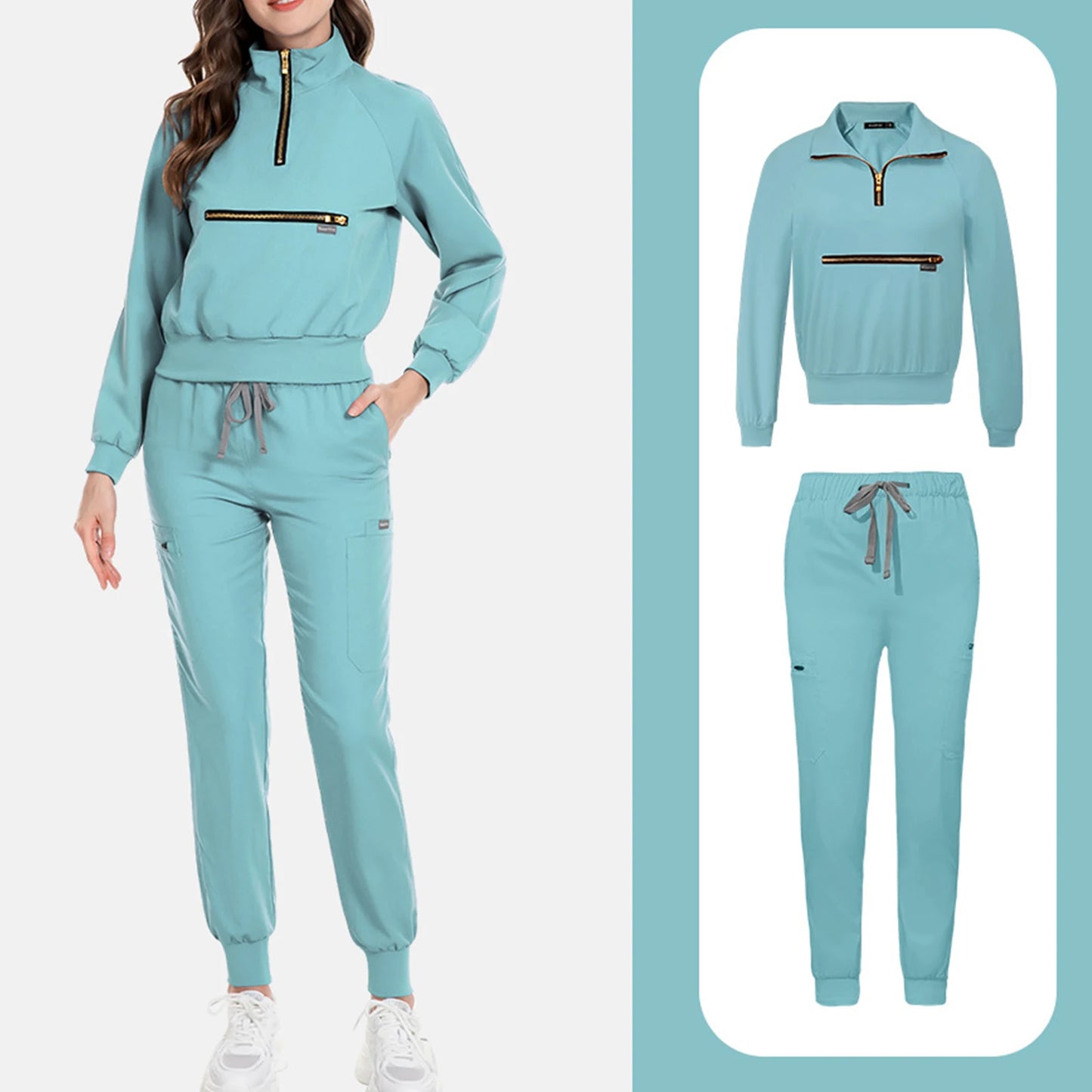 Women Nurse Scrub Set