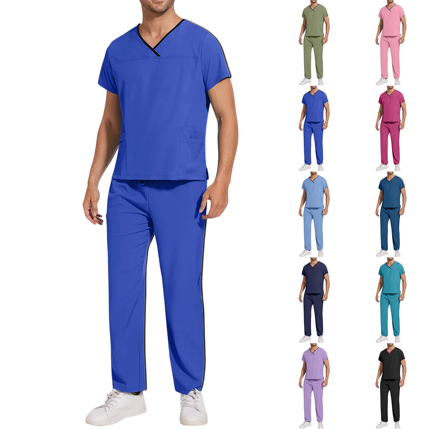 Wholesale Soft Lightweight Jogger Style Scrubs Suit