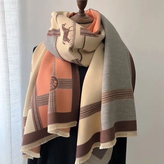 Thick Scarf Cashmere Shawl Wrap