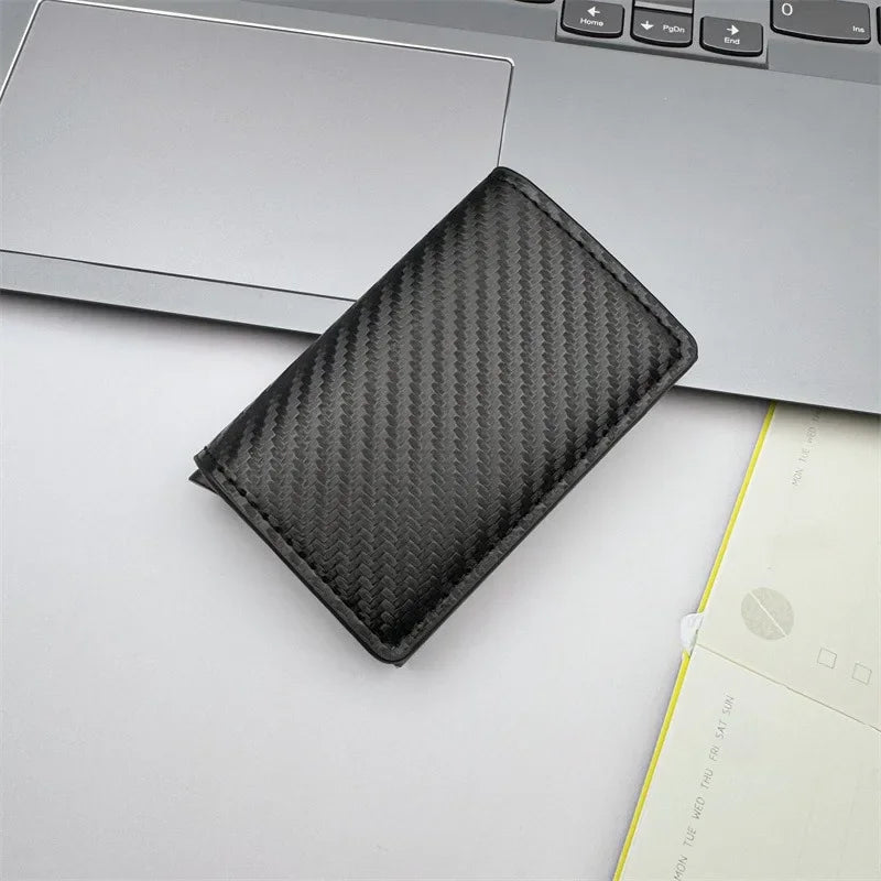 RFID Blocking Wallet-Automatic Pop-up Wallet