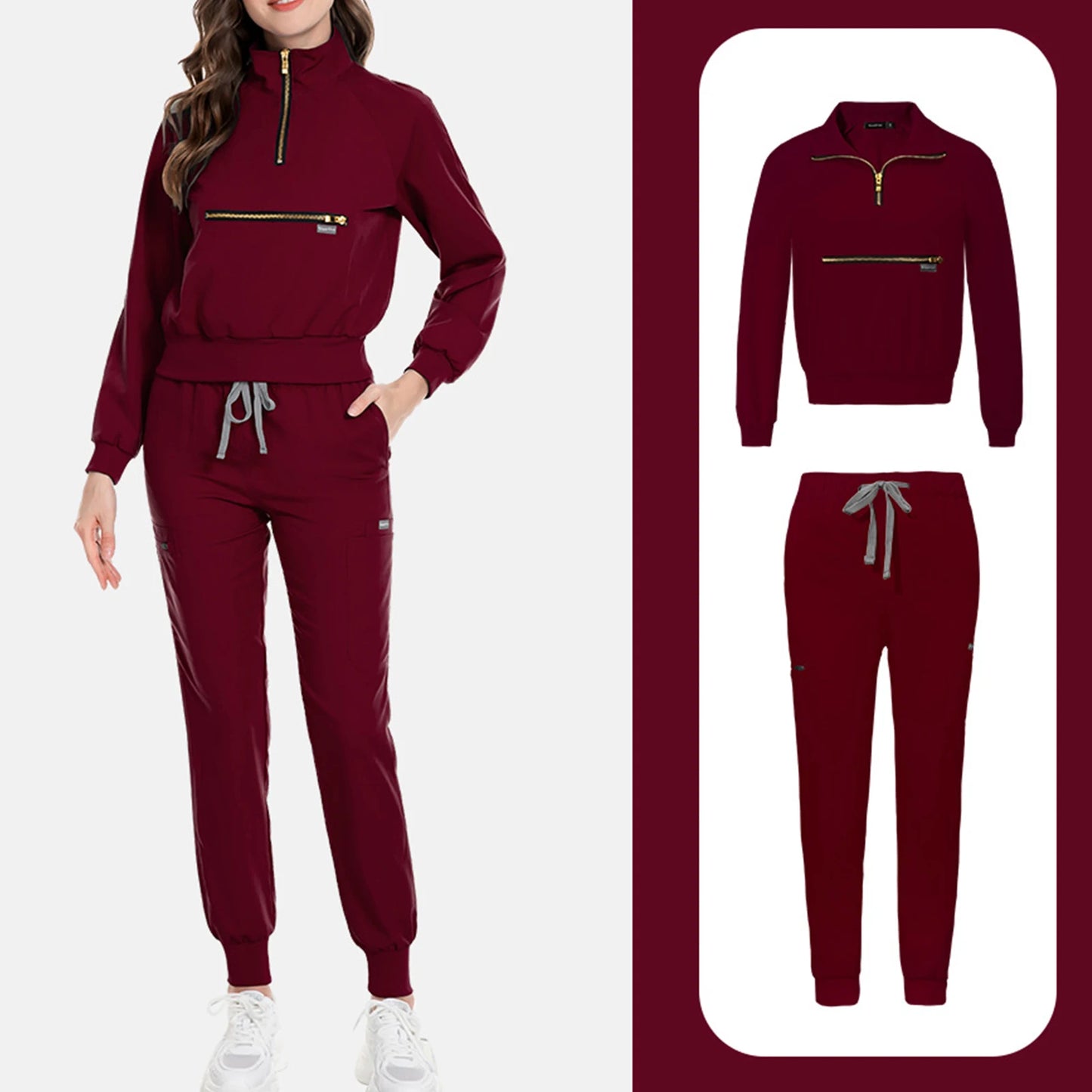 Women Nurse Scrub Set