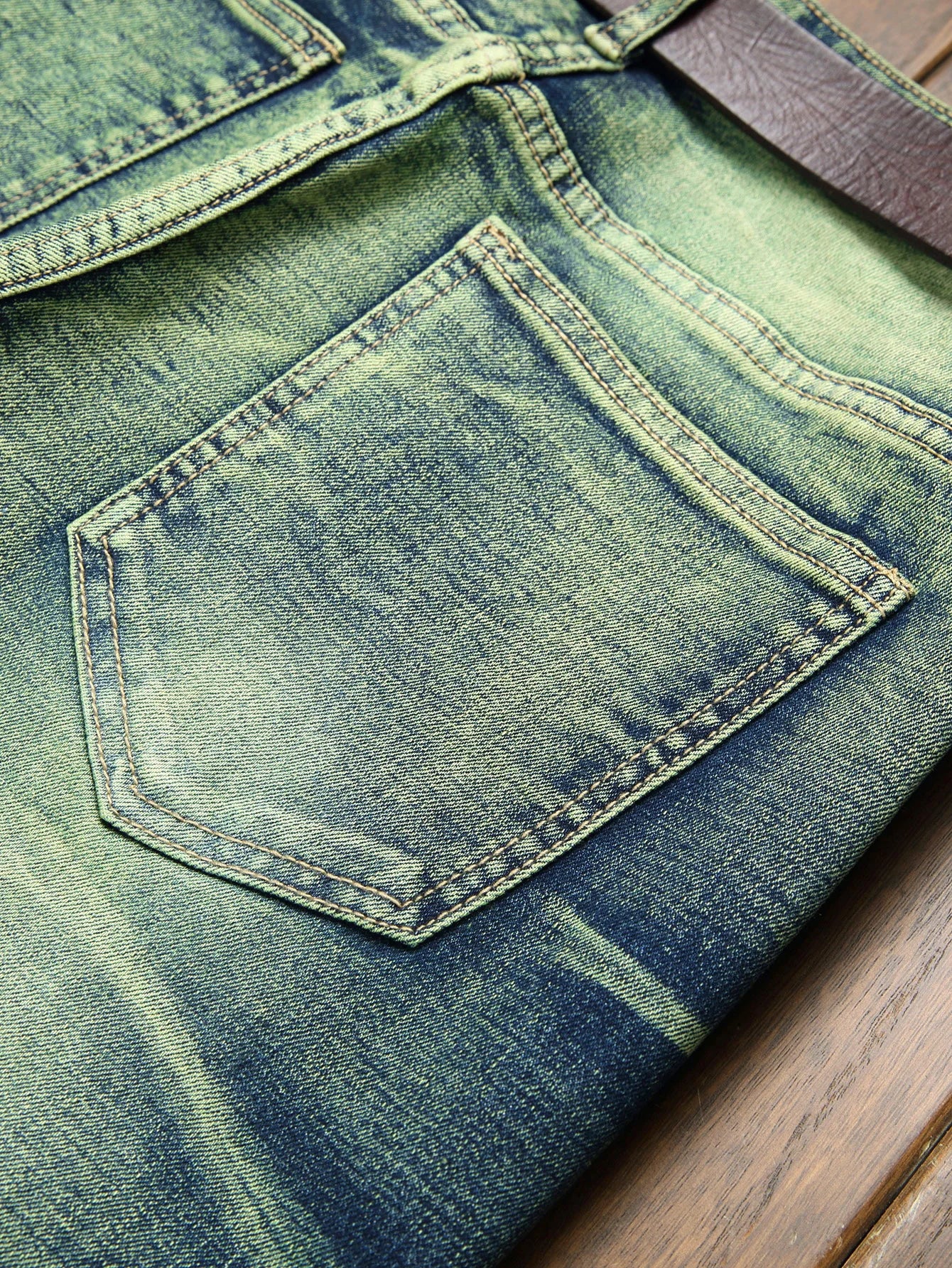 Stylish Mid Stretch Slim Fit Jeans - Men's Mid Waist Distressed And Ripped Denim Jeans