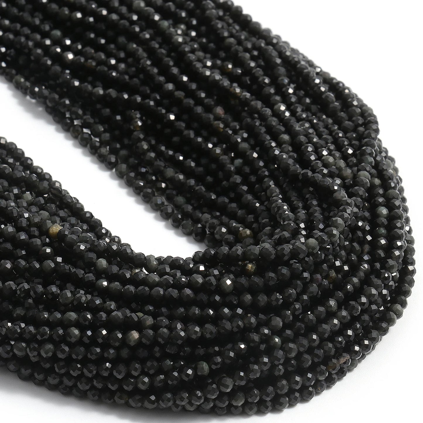 2 3 4mm Faceted Tiny Beads