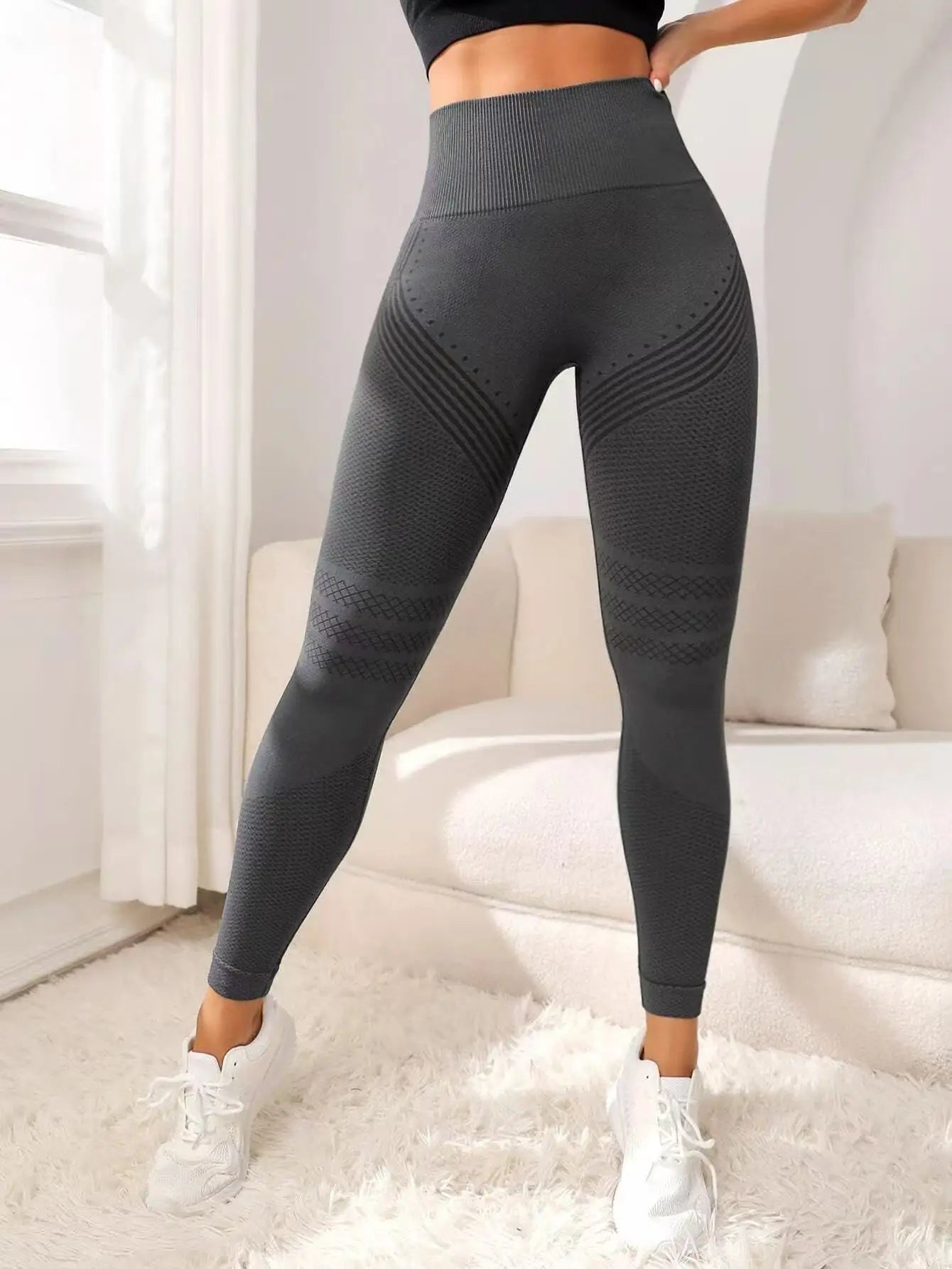 Cellulite 3D Leggings, High Waisted Butt Lifting Tummy Training Control,