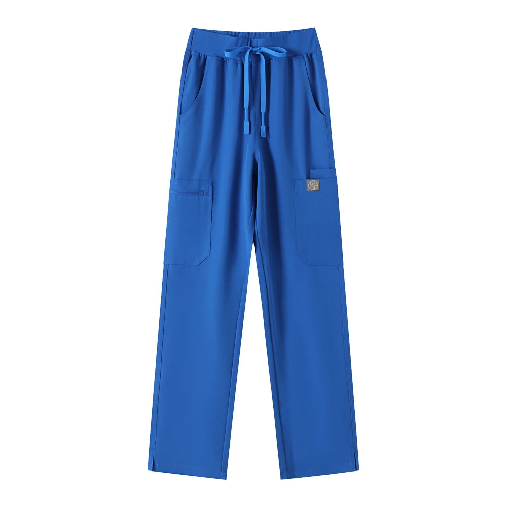 KUNGFU SCRUBS Women Nurse Scrubs Medical Uniform Top Antibacterial Soft Wrinkle-resistant Waterproof T-shirt Pencil Pants