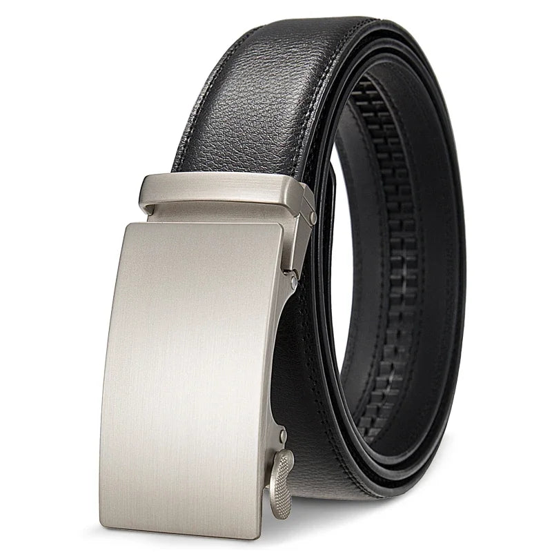 High Quality Genuine Leather Belt Men, Adjustable Buckle Belts