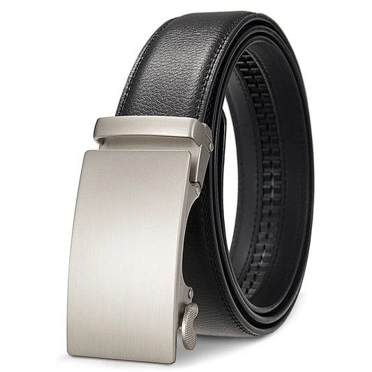High Quality Genuine Leather Belt Men, Adjustable Buckle Belts