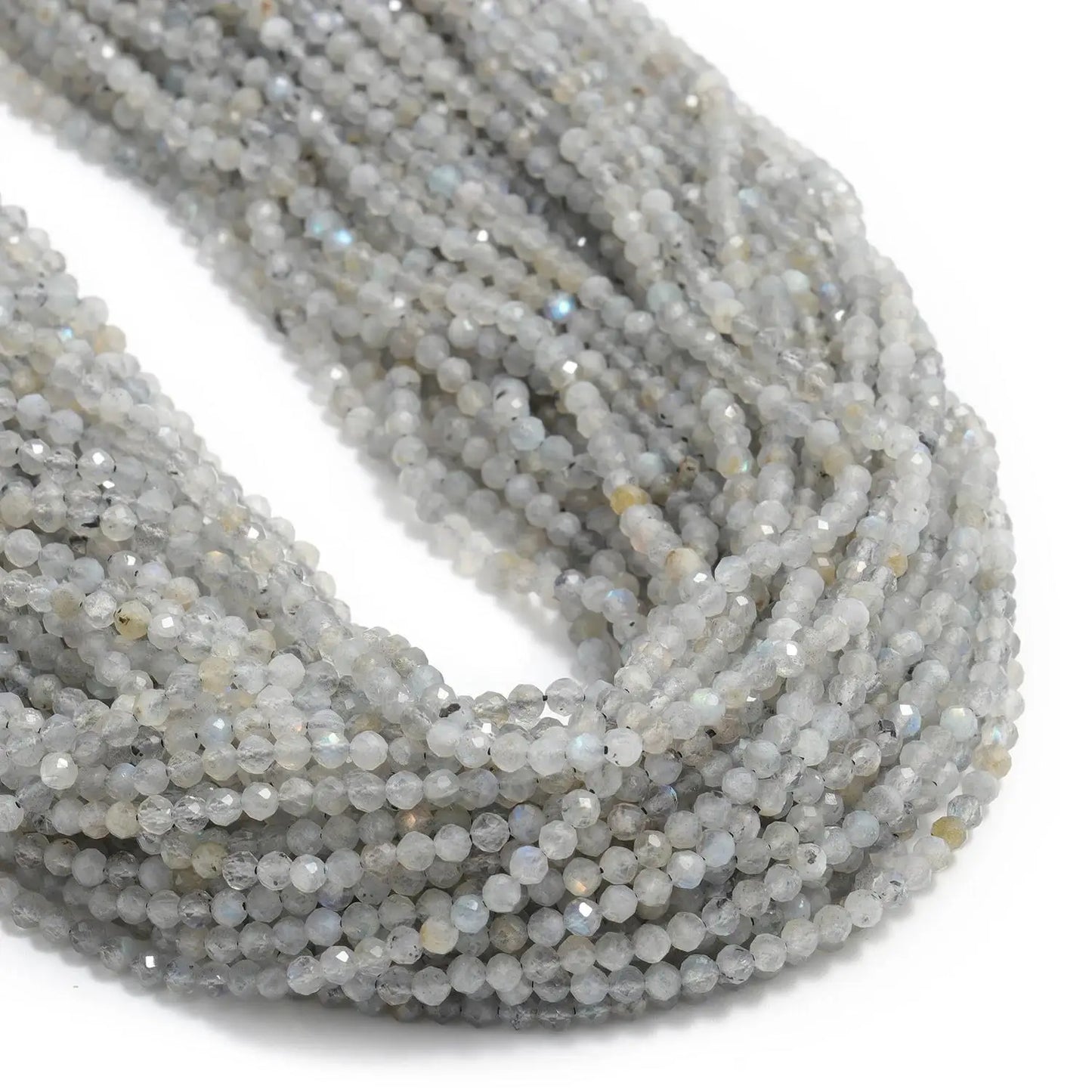 2 3 4mm Faceted Tiny Beads