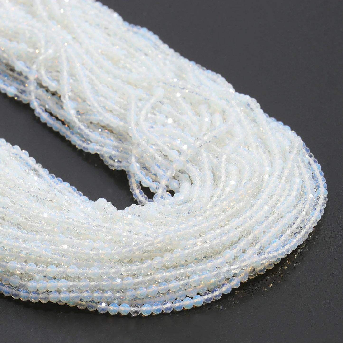 2 3 4mm Faceted Tiny Beads