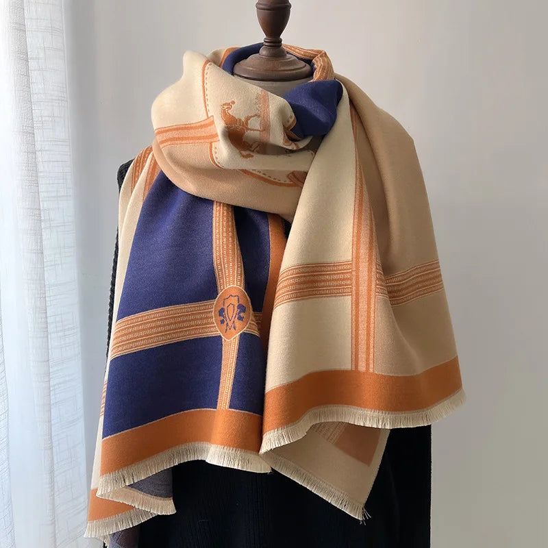 Thick Scarf Cashmere Shawl Wrap