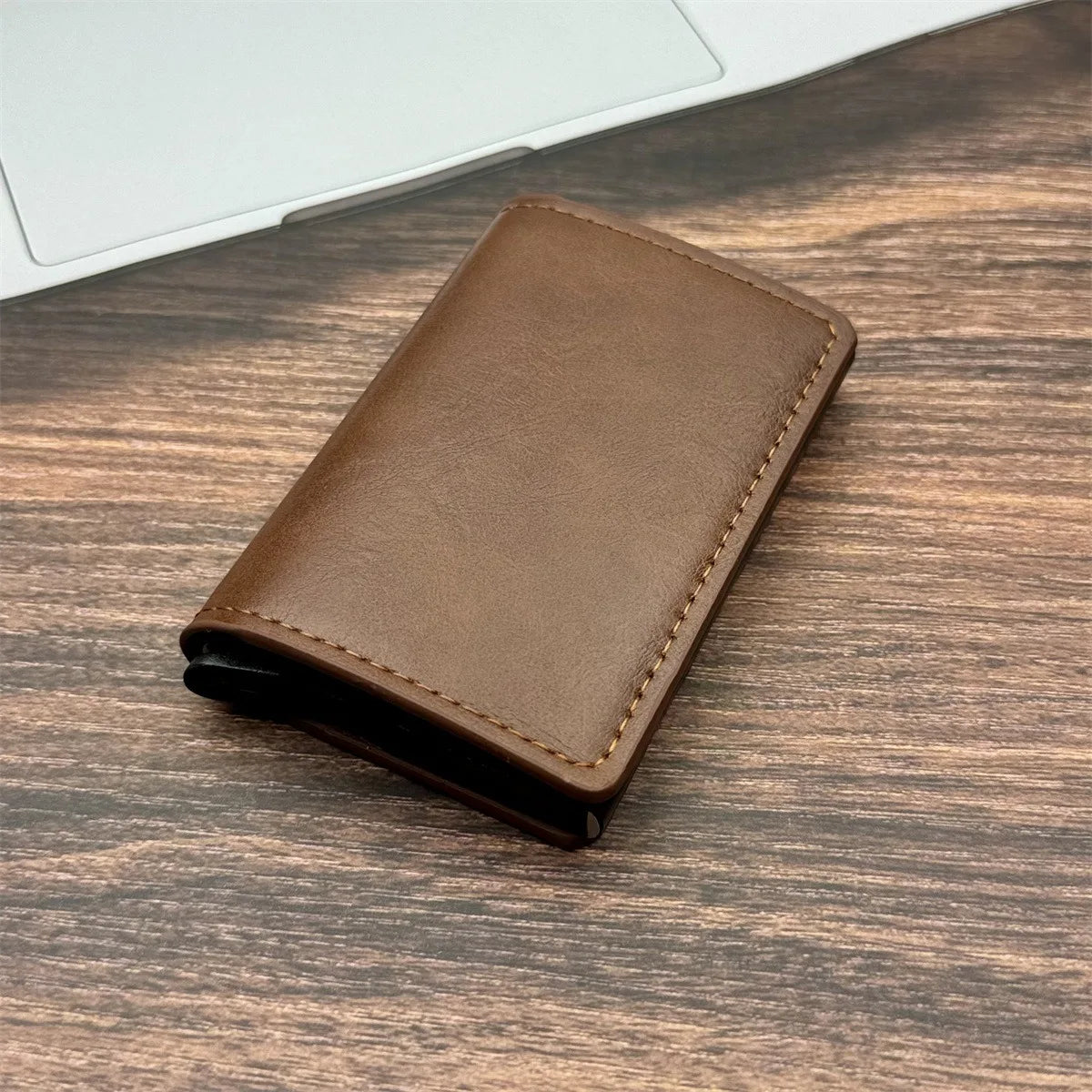 RFID Blocking Wallet-Automatic Pop-up Wallet