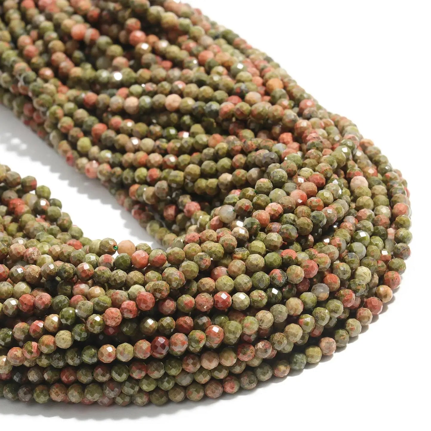 2 3 4mm Faceted Tiny Beads