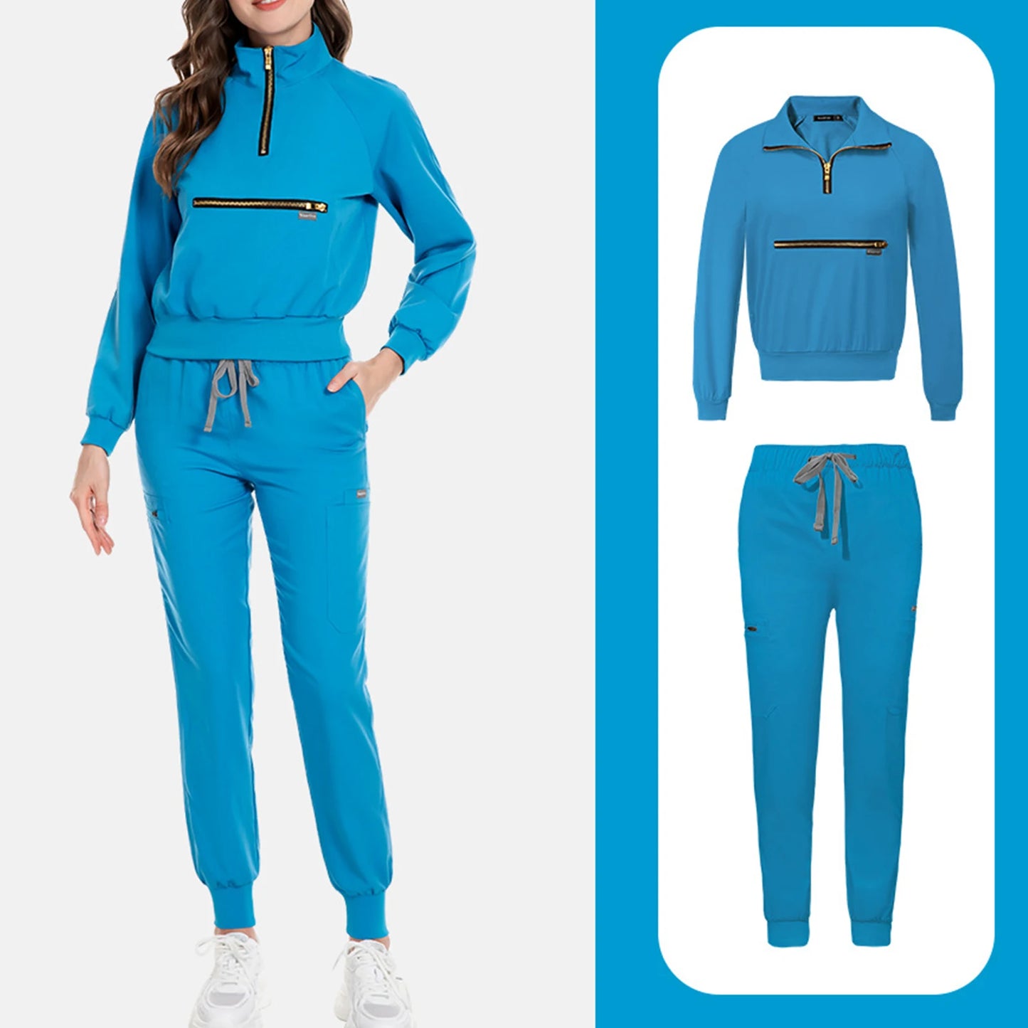 Women Nurse Scrub Set