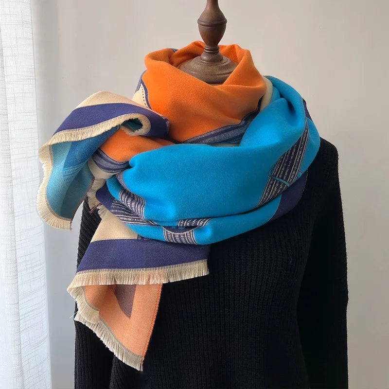 Thick Scarf Cashmere Shawl Wrap
