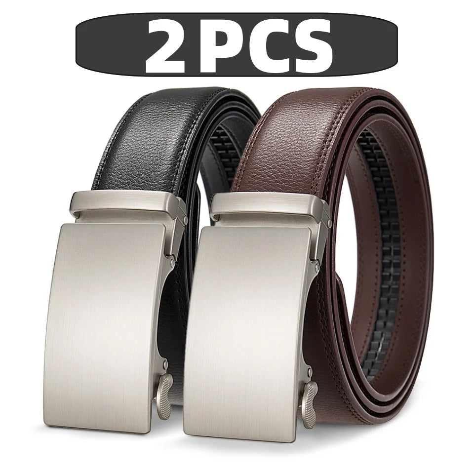 High Quality Genuine Leather Belt Men, Adjustable Buckle Belts