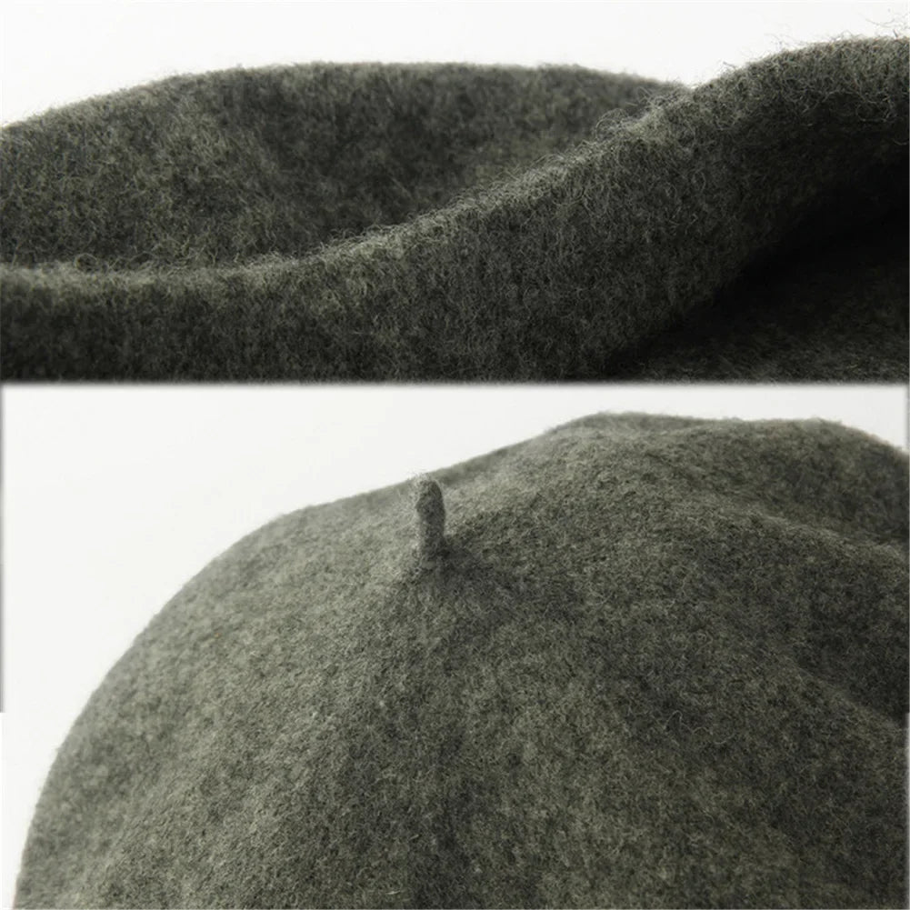 Wool Plain Beret