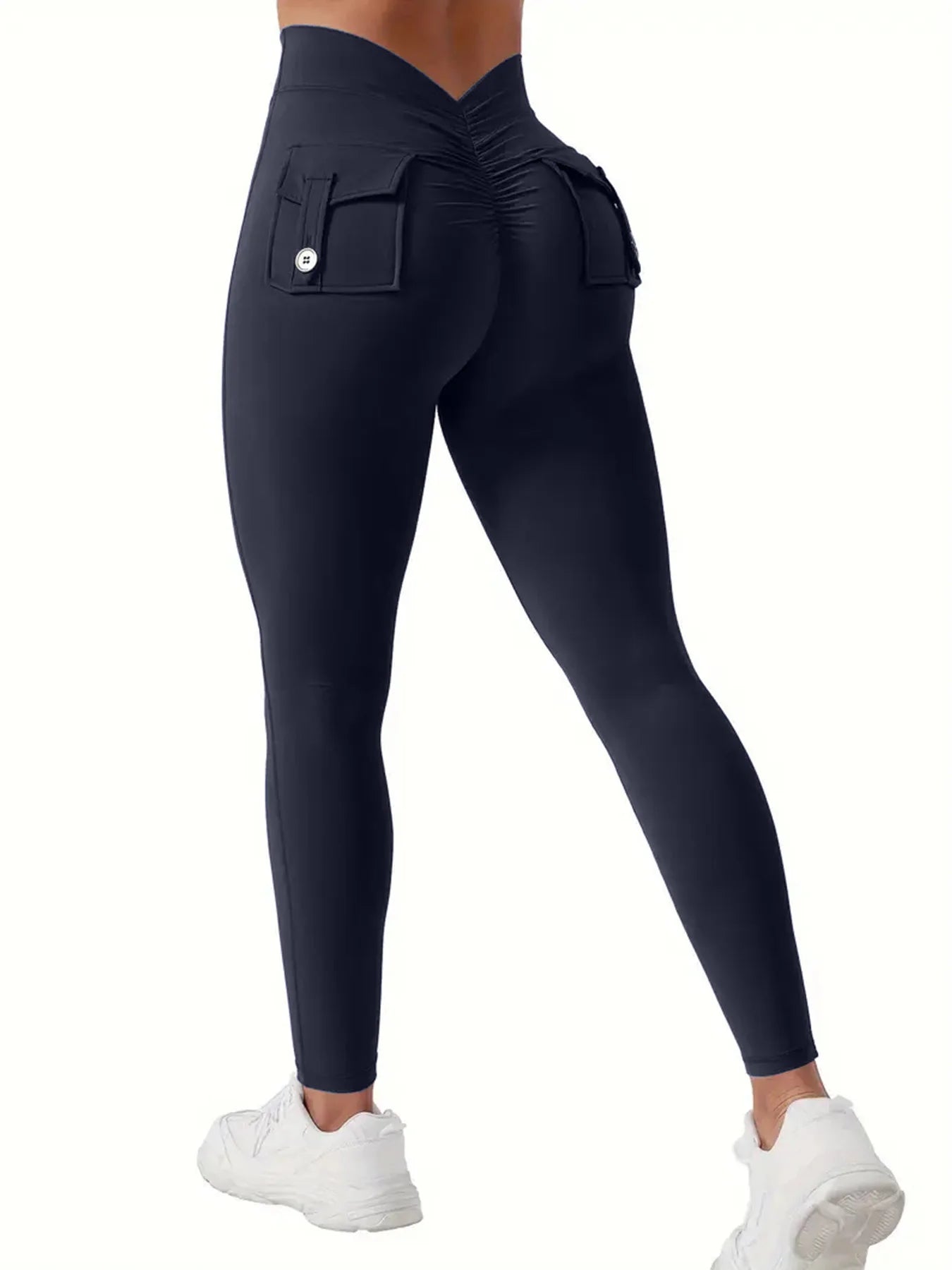 Women's High-Waisted Butt-Lifting Leggings with Pockets